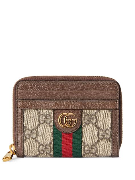 gucci signature card case wallet with cat|Gucci ophidia long wallet.